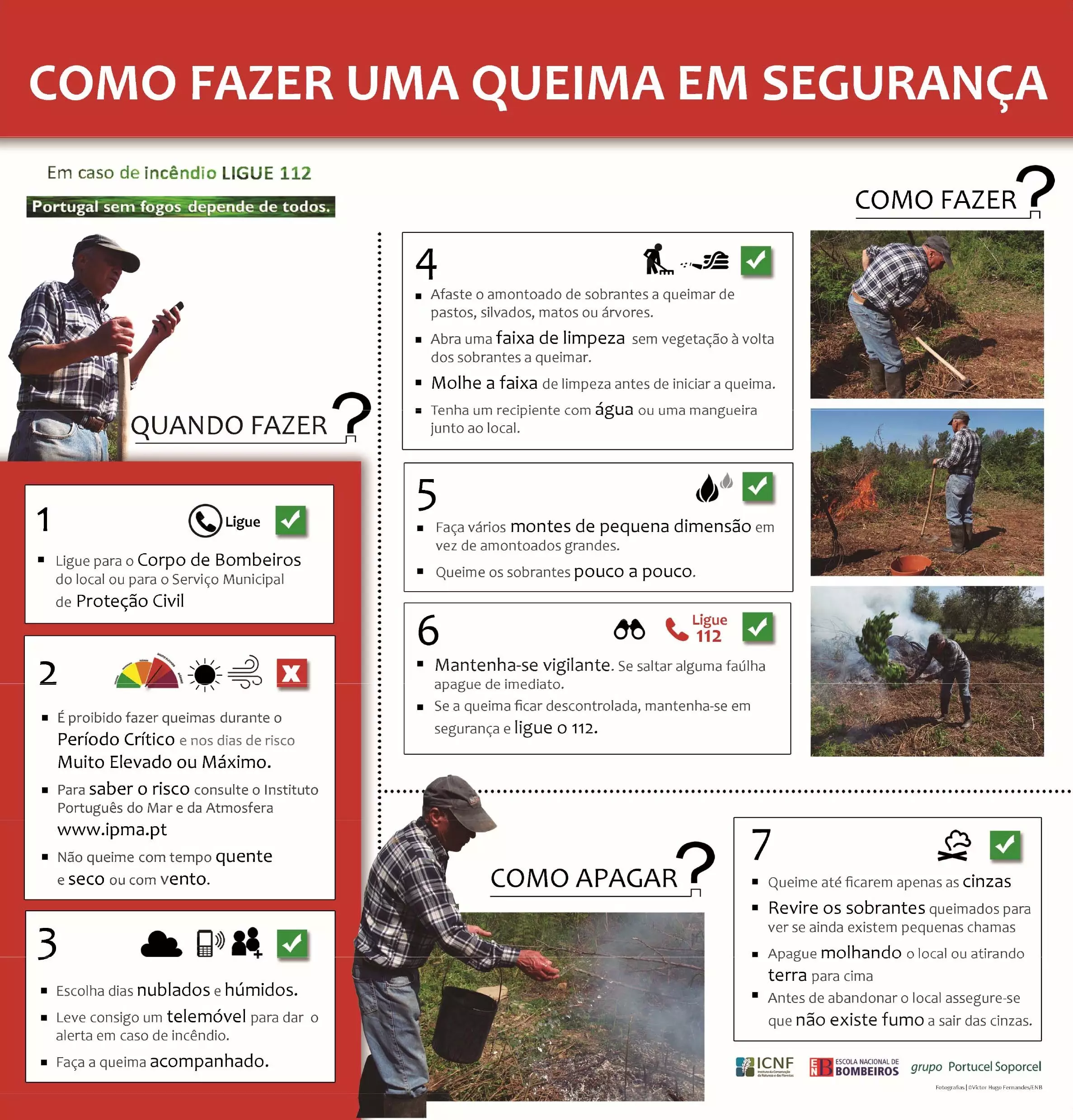 Queima de sobrantes e realização de fogueiras 1