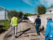 Galeria de Fotos - (Português) Presidente da Câmara acompanha obras de Promoção da Mobilidade Rodoviária do Concelho