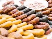 Galeria de Fotos - Tábua de Queijos e Sabores da Beira: Mercado dos Enchidos no Mercado Municipal de Tábua