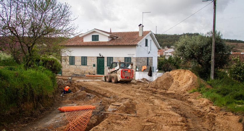 Município concretiza nova rede de drenagem de saneamento em Venda da Esperança, Balocas e Valongo