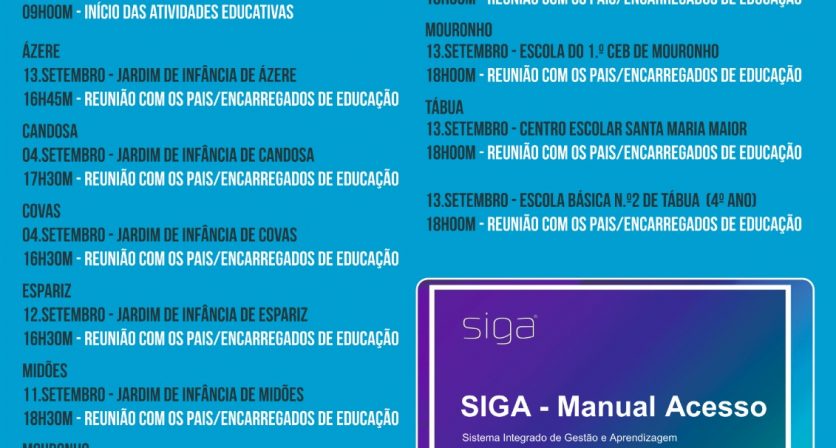 Início do Ano Letivo 2023/2024 | Calendário de Reuniões