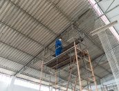 Galeria de Fotos - (Português) Iniciada a obra de substituição da cobertura do Centro Logístico Municipal