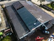 Galeria de Fotos - (Português) Iniciada a obra de substituição da cobertura do Centro Logístico Municipal