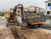 Galeria de Fotos - Intervenção na rede de águas beneficia infraestrutura urbana em Tábua