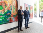 Galeria de Fotos - Pintura urbana celebra ideais de Abril em Tábua