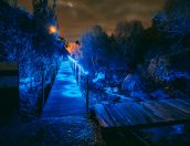 Galeria de Fotos - Passadiços coloridos de Vale de Gaios são nesta época natalícia passadiços iluminados